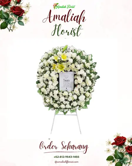 Krans Bunga Duka Gemampir