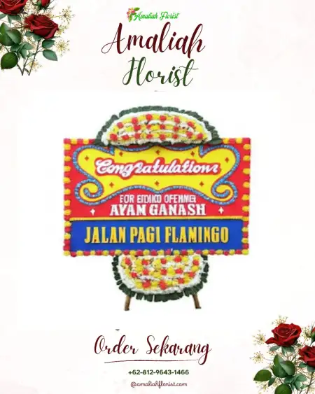 Sewa Papan Bunga Gemampir